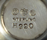 Meadow Rose by Wallace Sterling Silver Water Goblet #H220 (#1513)