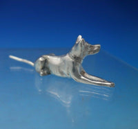 Sterling Silver Paperweight "German Shepherd" 3/4" x 2 1/2" .7 ozt. (#5904)