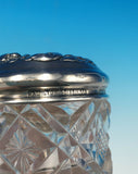 Hamilton and Diesinger Sterling Silver Dresser Jar with Glass Floral (#3369)