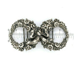Kerr Sterling Buckle Set 2pc Wreath and Ribbon #365 (#J5480)