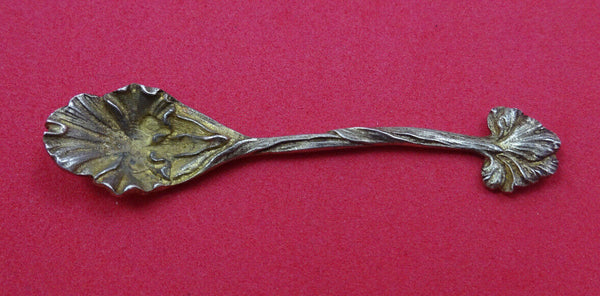 French Sterling by Unknown Sterling Silver Salt Spoon 2 1/2"