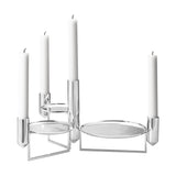 Georg Jensen Stainless Steel Tunes Candleholder Set 3pcs