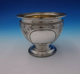 Wood and Hughes Coin Silver Tea Set 4pc 3-D Finial Repoussed Flowers (#4942)