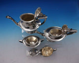 Deerfield by International Sterling Silver Tea Set 4pc #C301 (#5295)