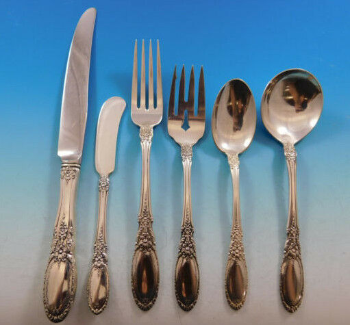 Old Mirror by Towle Sterling Silver Flatware Set for 8 Service 58 Pieces