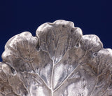 Buccellati Gianmaria Italian Sterling Silver Dish Oak Leaf Form 14.55ozt (#7028)