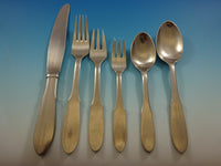 Mitra Mirror by Georg Jensen Stainless Steel Flatware Set For 8 Service Estate
