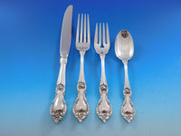 Alexandra by Lunt Sterling Silver Flatware Set for 6 Service 33 pieces