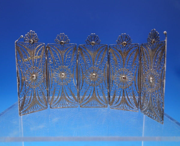 Filigree by Unknown Sterling Silver Doll House Miniature Folding Screen (#6891)