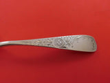 Antique Lily Engraved by Unknown Sterling Silver Fish Serving Set BC 2pc