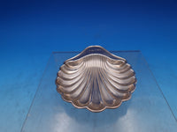 English Sterling Silver Pate Butter Set Shell Dishes 4-pc set in Box (#7429)
