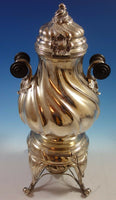 Torchon by Buccellati Sterling Silver Samovar / Hot Water Urn w/ Wood (#1698)