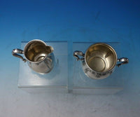 Prelude by International Sterling Silver Demitasse Tea Set 4pc Hand Chased #5681