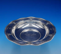 Rose Point by Wallace Sterling Silver Fruit Bowl Ruffled 10 1/4" #4215 (#3223)