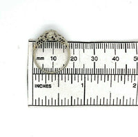 18k White Gold Art Deco Genuine Natural Diamond Filigree Ring (#J5355)