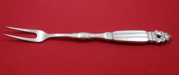 Acorn by Georg Jensen Sterling Silver Buffet Fork HH All Sterling 2-Tine 9"