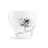 Michael Aram Black Orchid Porcelain Mug Floral SET OF 2 - 314002