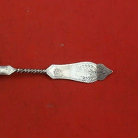 Duhme Sterling Silver Teaspoon Bright-Cut 5 5/8" Flatware Heirloom Silverware