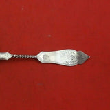 Duhme Sterling Silver Teaspoon Bright-Cut 5 5/8" Flatware Heirloom Silverware