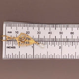 10k Yellow Gold Pierced Diamond and Pearl Lavaliere Pendant (#J4822)