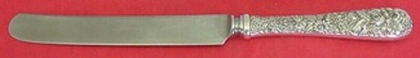 Repousse by Kirk Sterling Silver Dinner Knife Blunt 9 3/4" Antique Flatware
