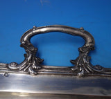 Seligmann Austrian .800 Silver Tea Tray w/ Hand Engraved Flowers Leaves (#6066)