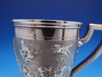 Grape by Gorham Coin Silver Drinking Cup #83 4" x 4 1/2" 7.3 ozt. (#7791)