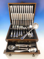 Savoy by Calegaro Italian 800 Silver Flatware Set for 8 Service 77 pcs Dinner