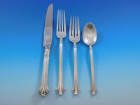 Silver Plumes by Towle Sterling Silver Flatware Set for 12 Service 48 pieces