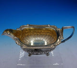 Georgian English Silver Gravy Boat with Gold Wash Interior by Hennell (#4265)