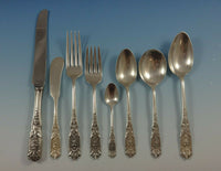 Milburn Rose by Westmorland Sterling Silver Flatware Set For 8 Service 71 Pieces