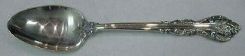 Silver Masterpiece by International Pierced Sterling Silver Teaspoon 6"