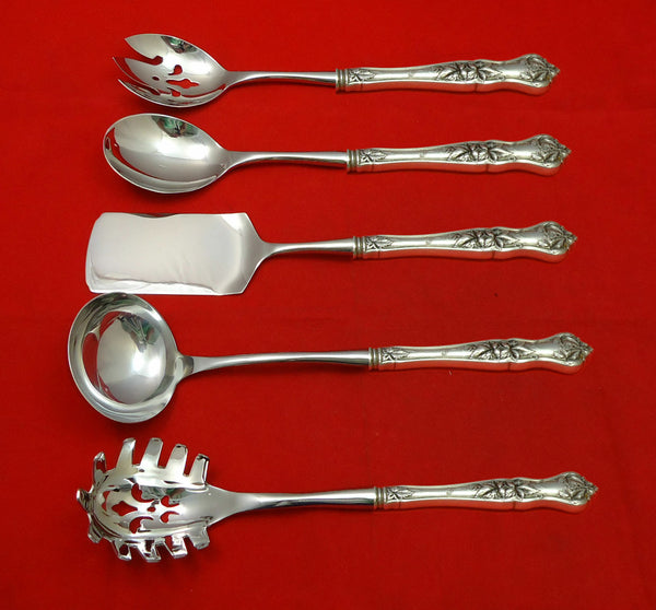 Edgewood by International Sterling Silver Hostess Set 5pc HHWS  Custom Made