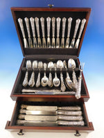 Chased and Pierced Vine by Dobson England Sterling Silver Flatware Set 67 pcs