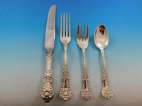 Queens by Birks Canada Sterling Silver Flatware Set Service 90 Pieces Dinner