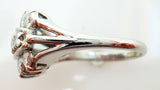 14k White Gold Wide Genuine Natural Diamond Band Ring 1.66 Carats (#J806)