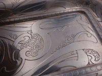 Lap Over Edge Acid Etched By Tiffany & Co. Sterling Silver Chamber Stick (#4612)