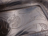 Lap Over Edge Acid Etched By Tiffany & Co. Sterling Silver Chamber Stick (#4612)