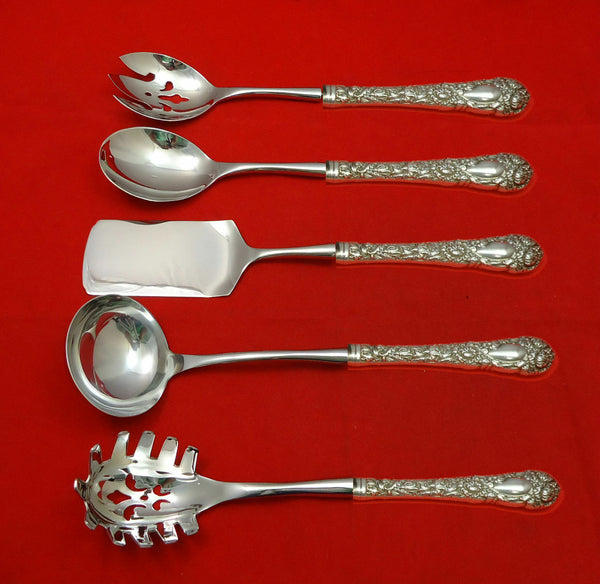 Chrysanthemum by Durgin Sterling Silver Hostess Set 5pc HHWS  Custom Made