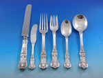 English King by Tiffany & Co Sterling Silver Flatware Set Service 72 pieces