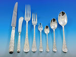 Elizabethan by CJ Vander Sterling Silver Flatware Set 12 Service Dinner 101 pcs