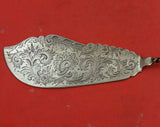 Unknown Henry Hebbard Sterling Silver Fish Server 1860 Twist Bright cut 11 3/8"
