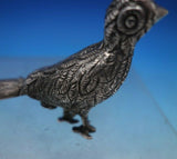 Vigueras Mexican Sterling Silver Pepper Shaker Pheasant Form 2 1/8" x 4" (#6749)