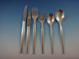 Tulip by Michelsen Sterling Silver Flatware Set Service For 12 Modernism 75 Pcs