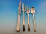 Modern Classic by Lunt Sterling Silver Flatware Set for 12 Service 101 pieces