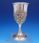 Repousse by Kirk Sterling Silver Water Goblet #72F 6 1/2" x 3 1/4" (#7811)