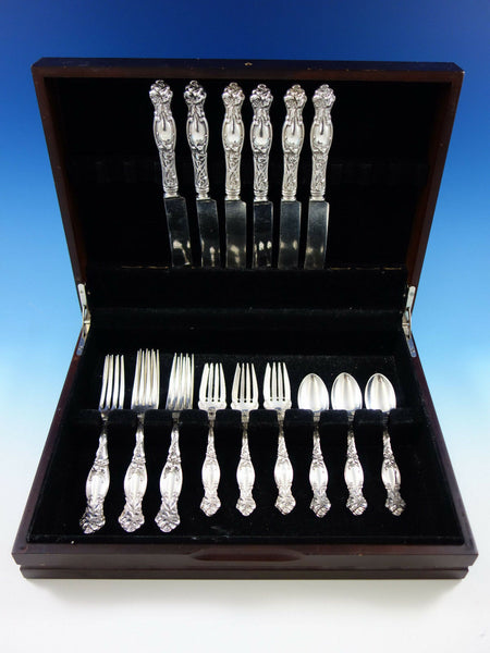 Frontenac by International Sterling Silver Flatware Service For 6 Set 24 Pieces