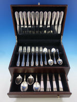 Beaded by Georg Jensen Sterling Silver Flatware Set 12 Service 72 pcs Dinner