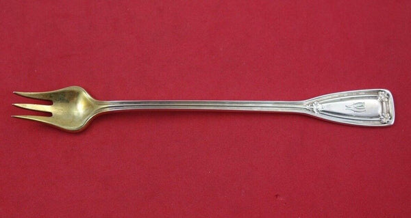 Saint Dunstan by Tiffany & Co Sterling Silver Cocktail Fork gold wash 6"