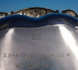 Poppy by Whiting Sterling Silver Fruit Bowl #6072 3" x 12" Diameter (#4808)